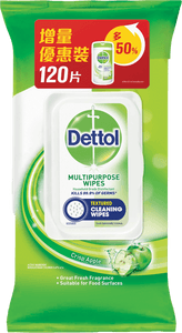 Dettol Healthy Clean Disinfectant Wipes – Green Apple